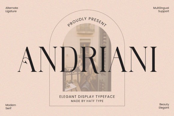 Andriani Font: Elegant Serif for Editorial Design