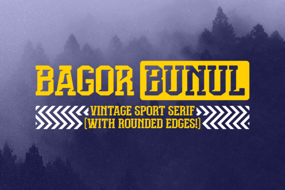 Bagor Bunul: A Bold Serif for Editorial Design