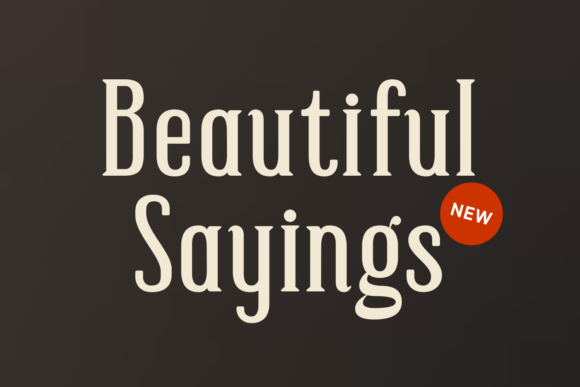 Beautiful Sayings Font Review