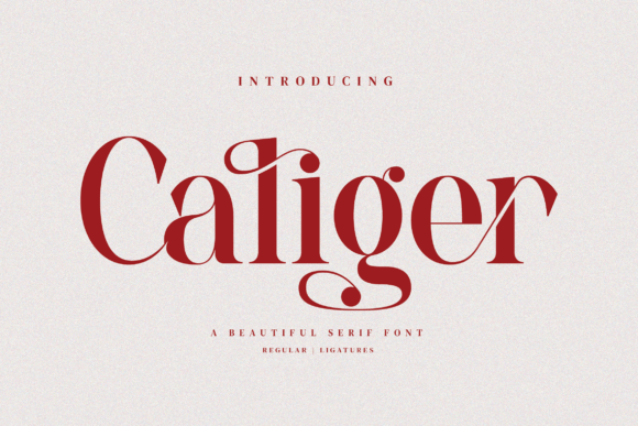 Caliger: A Stylish Serif Typeface