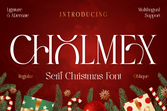 Cholmex: Elegant Serif Font for Holiday Designs