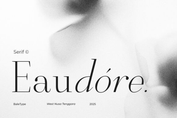 Eaudore: A Luxurious Serif Font