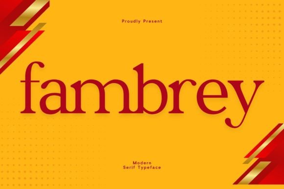 Fambrey Font: Elegant Serif for Editorial Design