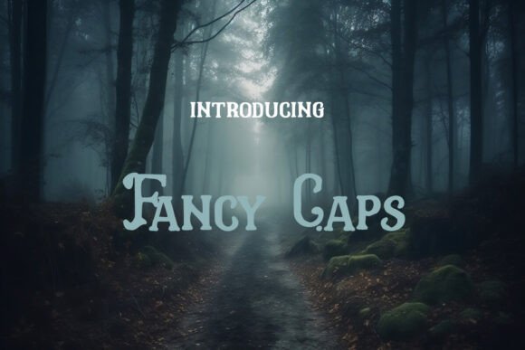 Fancy Caps Font for Web Design