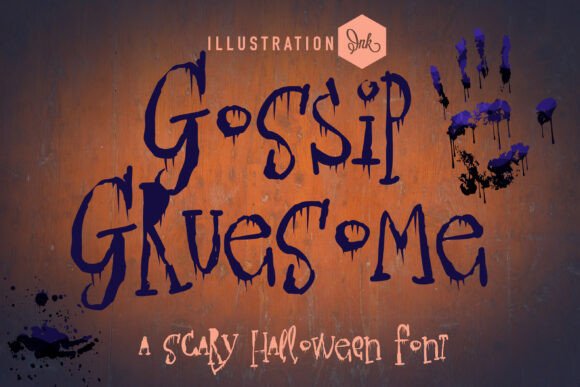 Gossip Gruesome Font for Web Design