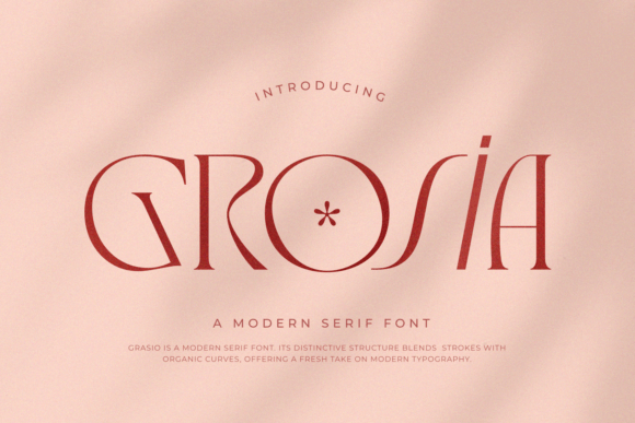 Grosia: A Bold Serif for Real-World Design