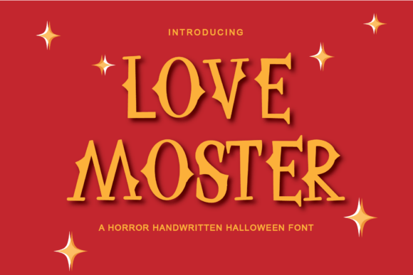Love Moster: A Halloween Font for Creative Projects
