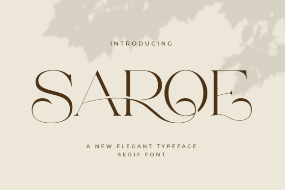 Saroe: A Stylish Serif for Business Branding