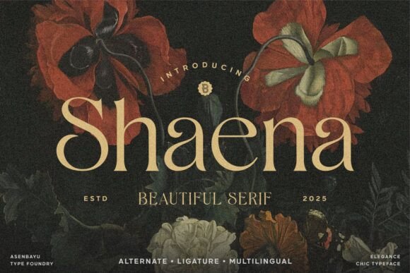 Shaena: A Serif Font for Elegant Design