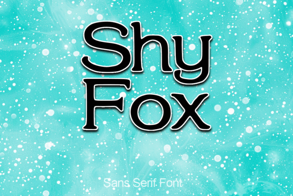 Shy Fox Font for Creative Projects