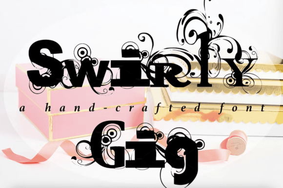 Swirly Gig: A Decorative Font for Creative Campaigns