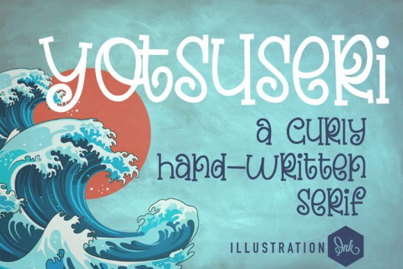 Yotsuseri: A Handwritten Serif for Editorial Design